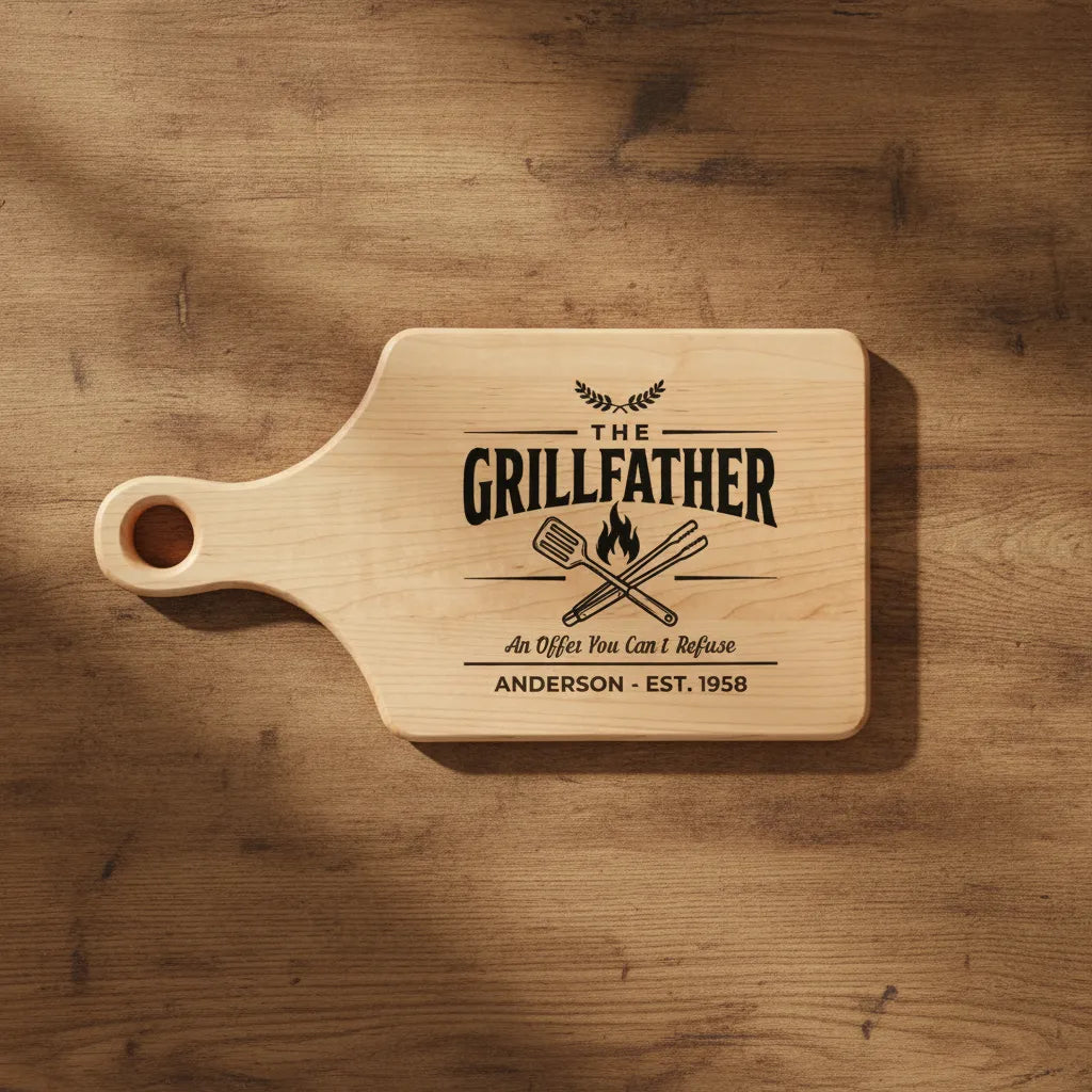 The Grillfather Personalized Cutting Board