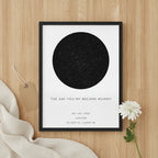 The Day You Became My Mummy Paper Frame Vertical