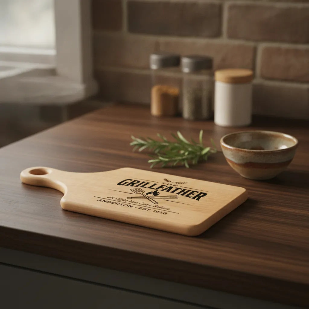 The Grillfather Personalized Cutting Board