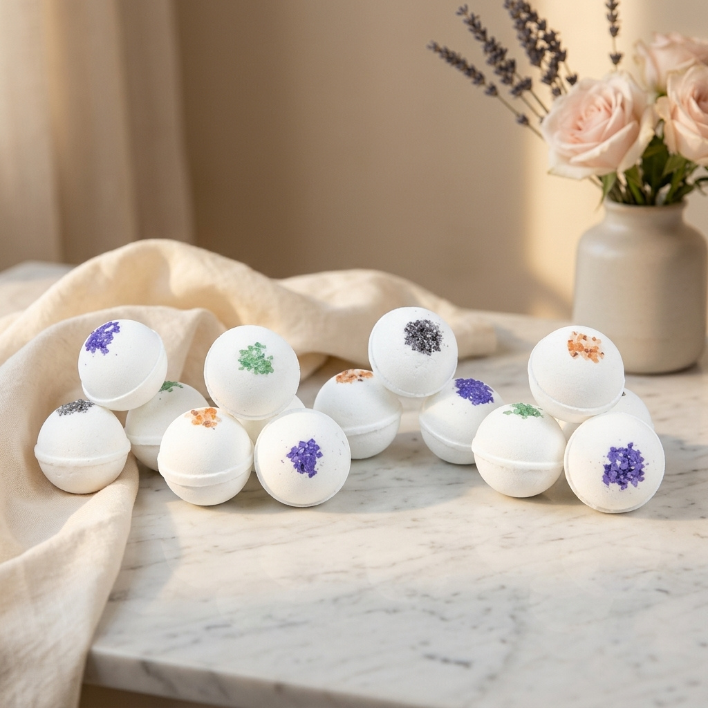 Personalized Bath Bomb Gift Set for Her
