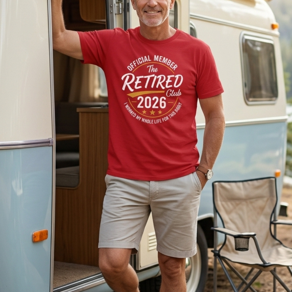 Retired Club T-Shirt with Custom Year