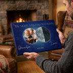 The Night a Legend Was Born Moon Canvas