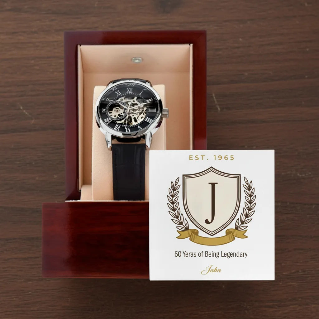 Men's Openwork Milestone Mongram watch