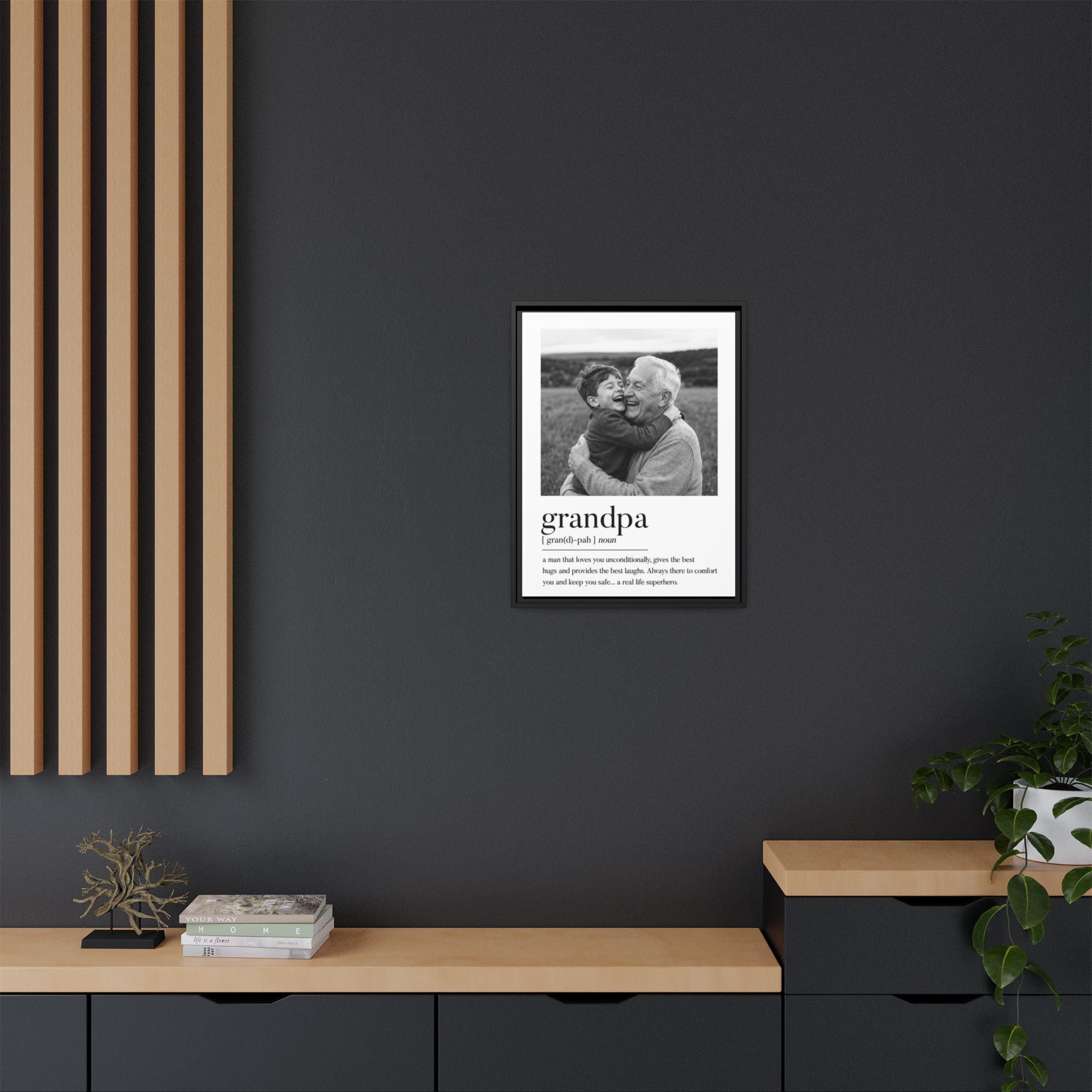Personalized Definition Framed Canvas