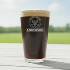 Proudly Served Personalized Veteran Pint Glass
