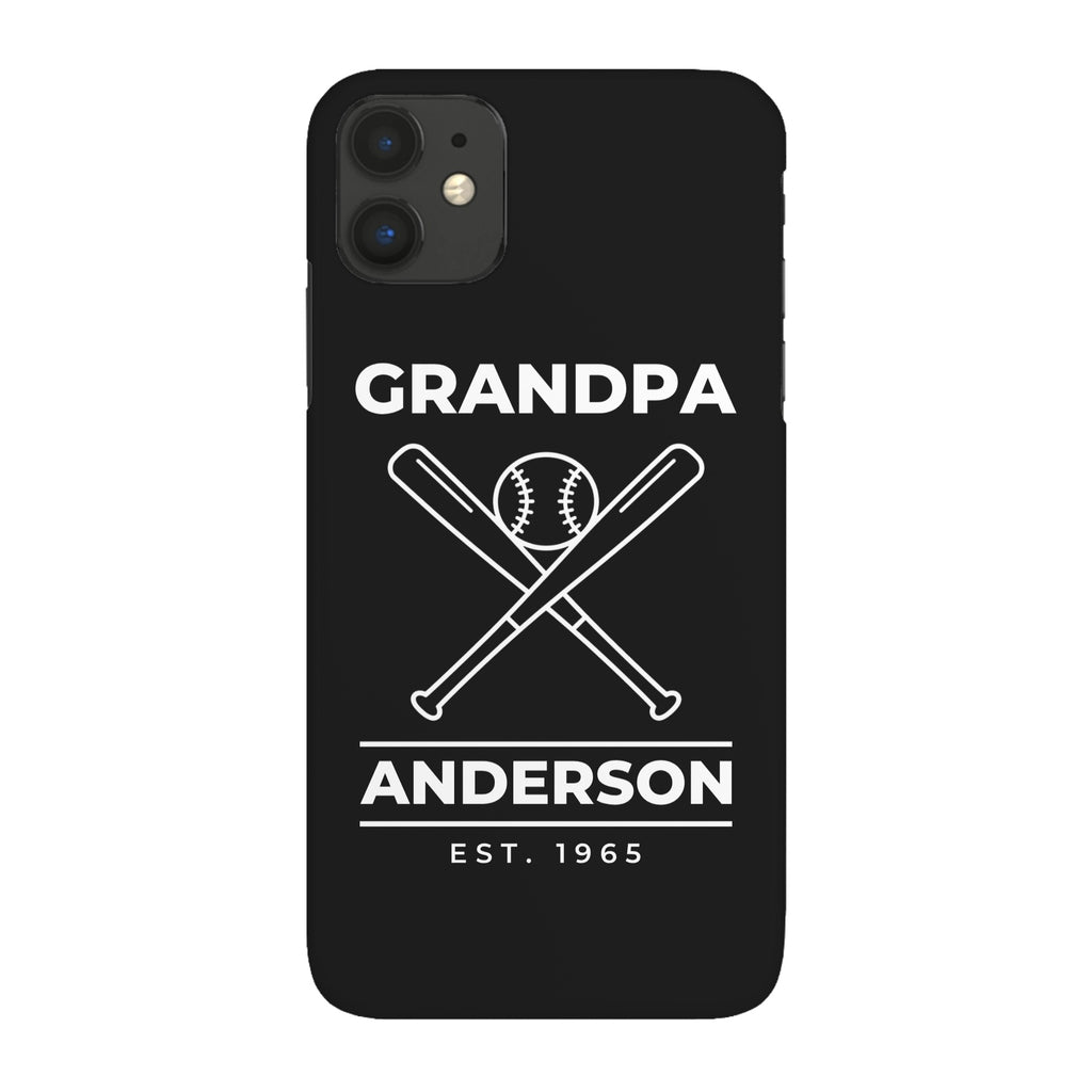 Grandpa Baseball Phone Case