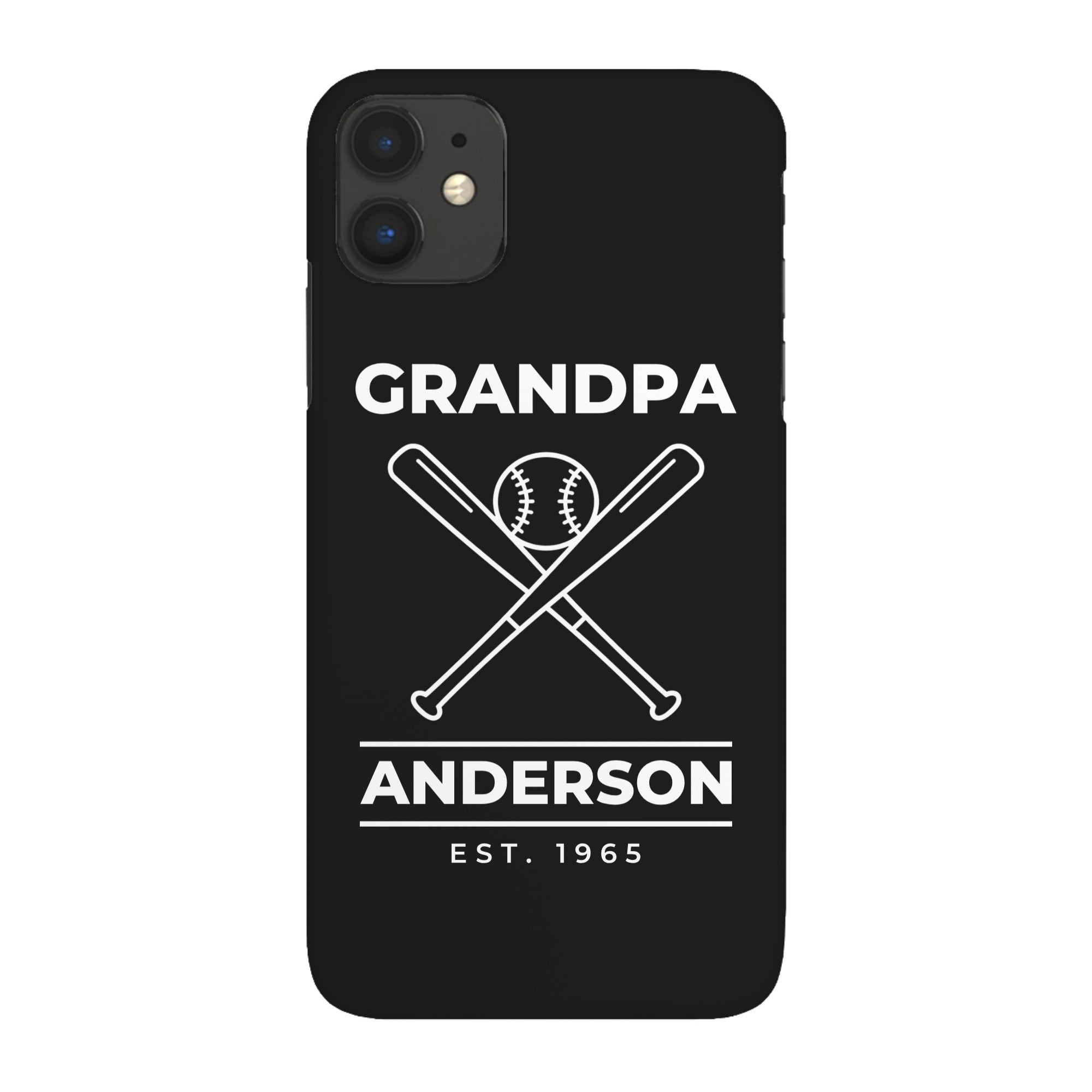 Grandpa Baseball Phone Case