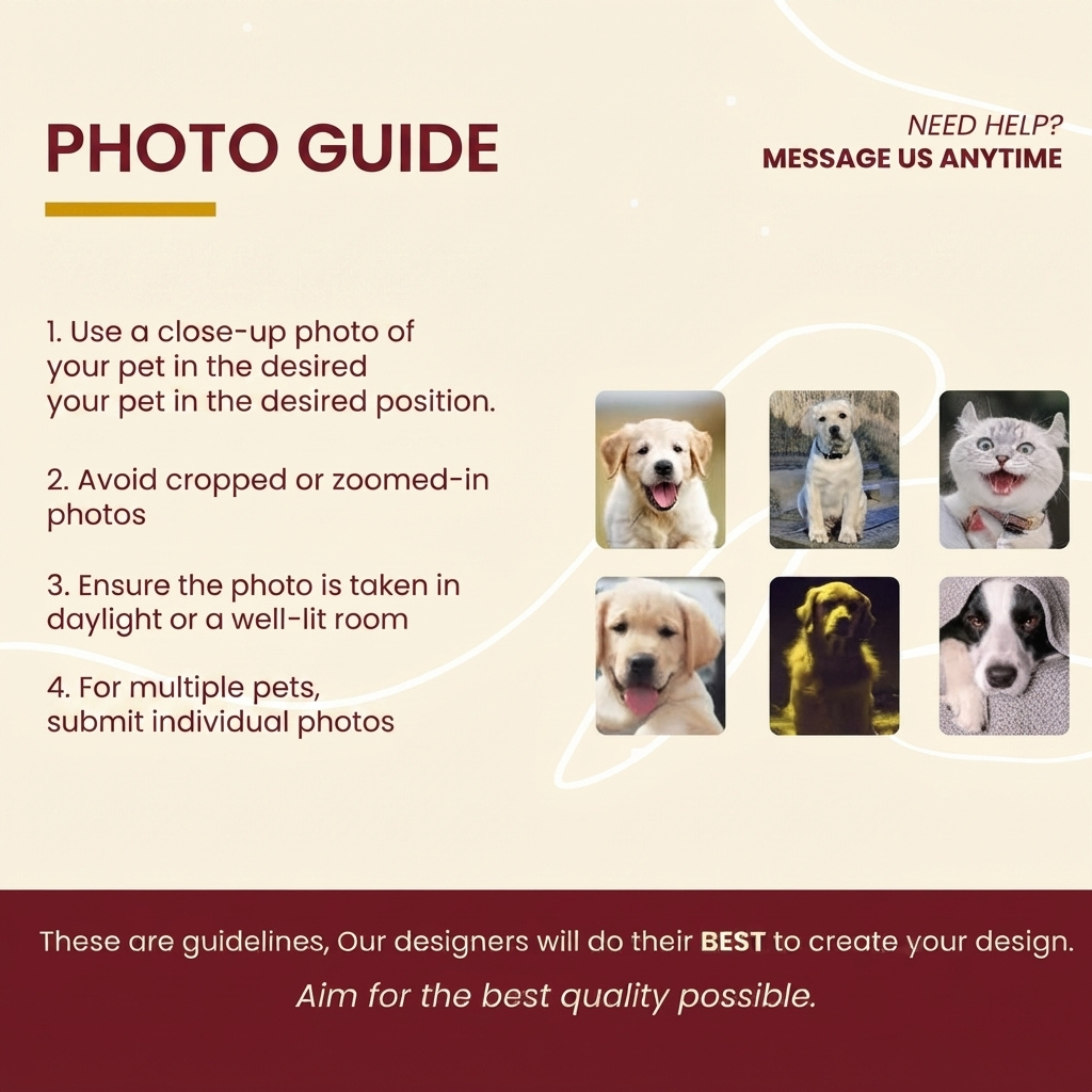 Custom Pet Portrait Ceramic Coaster
