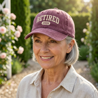 Embroidered Retirement Cap with Custom Year