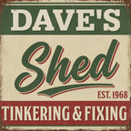 Personalized Shed Sign for Dad