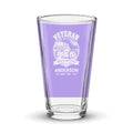 Veteran Motorcycle Personalized Pint Glass