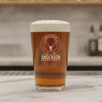 Personalized Grandpa Hunter Pint Glass