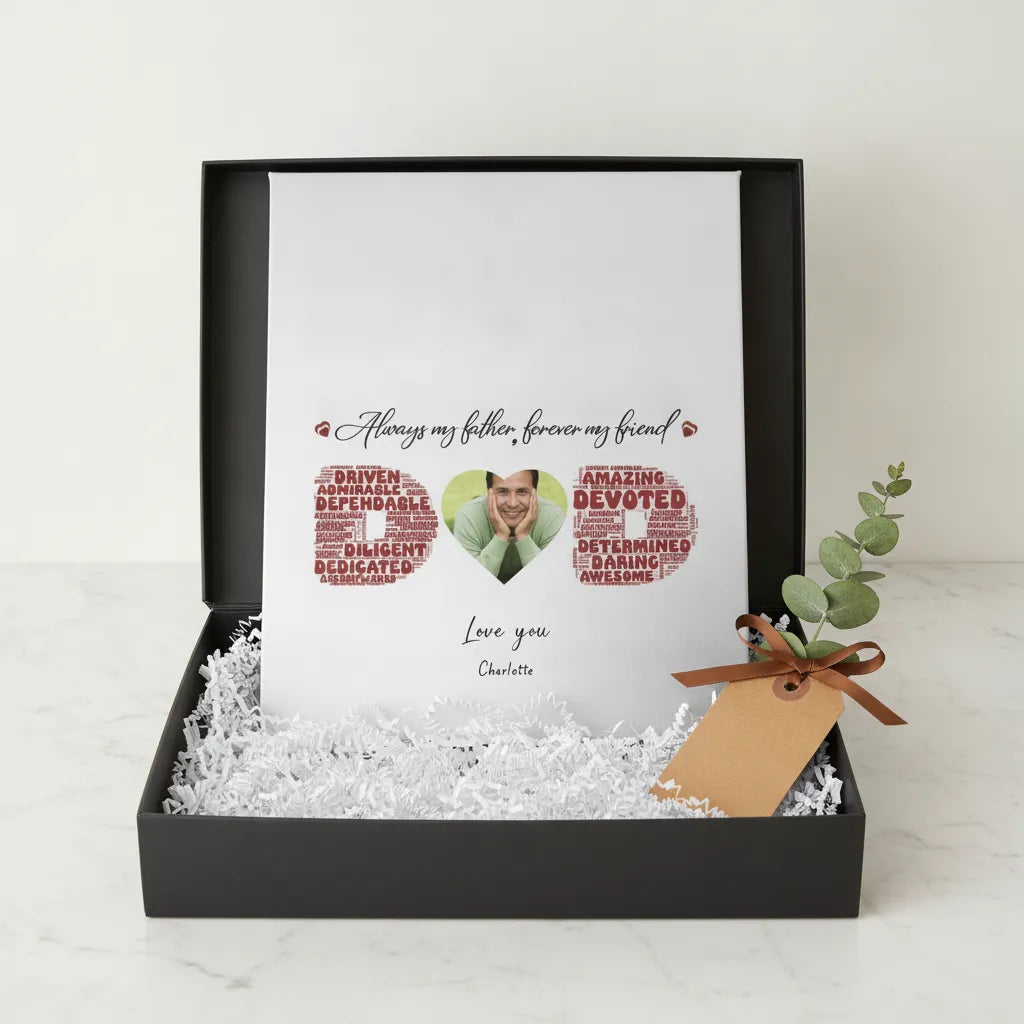 Word Cloud Father Canvas