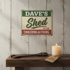 Personalized Shed Sign for Dad