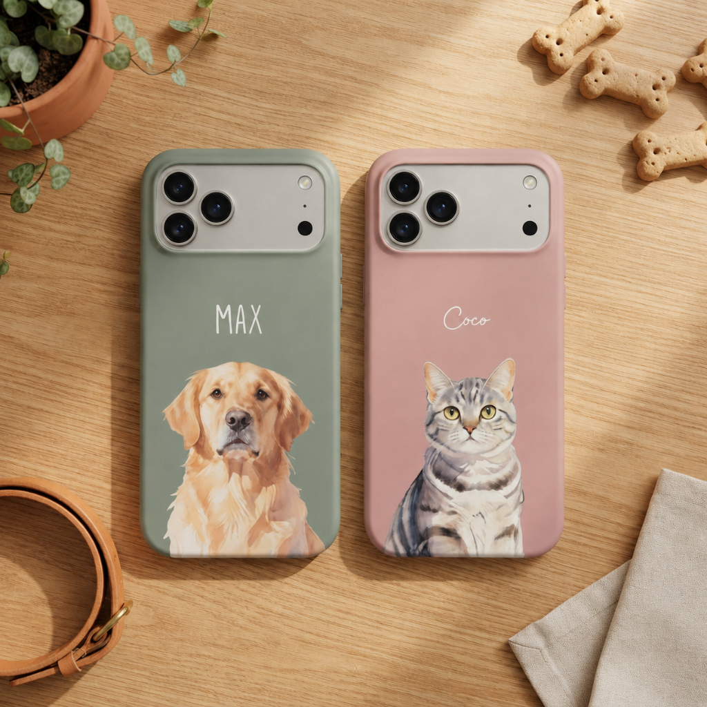 Custom Pet Portrait Phone Case