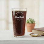 World's Best Grandpa Personalized Pint Glass