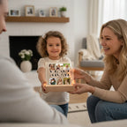 Acrylic Square Plaque (Mom, I/We Love You)