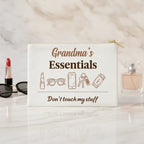 Fabric Zippered Pouch Large - Grandma's Essentials
