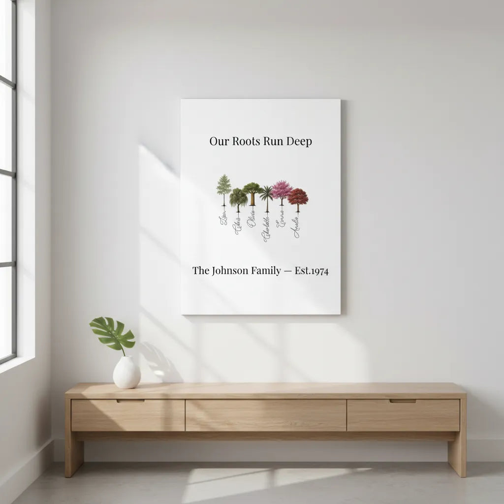 Classic Canvas family tree