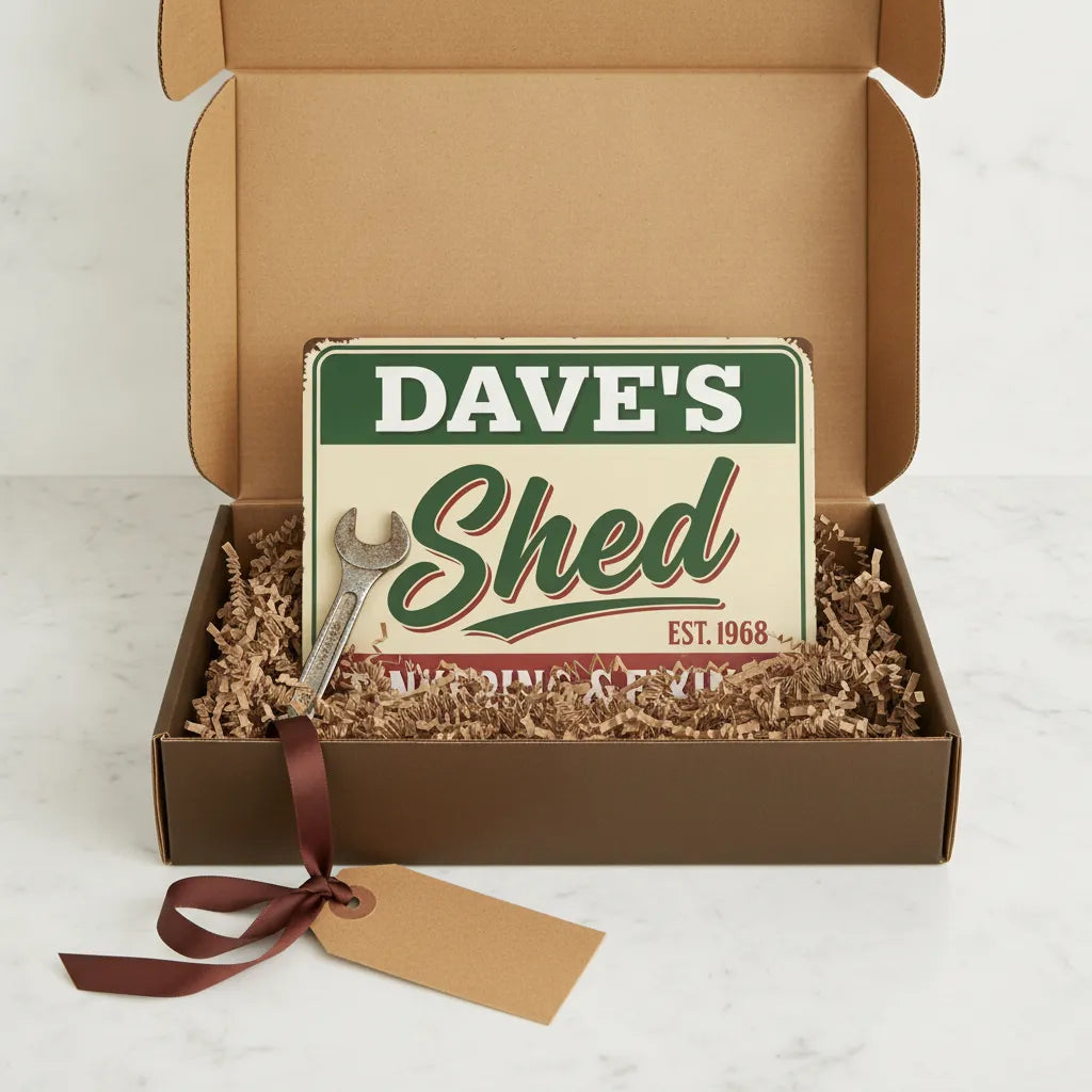 Personalized Shed Sign for Dad