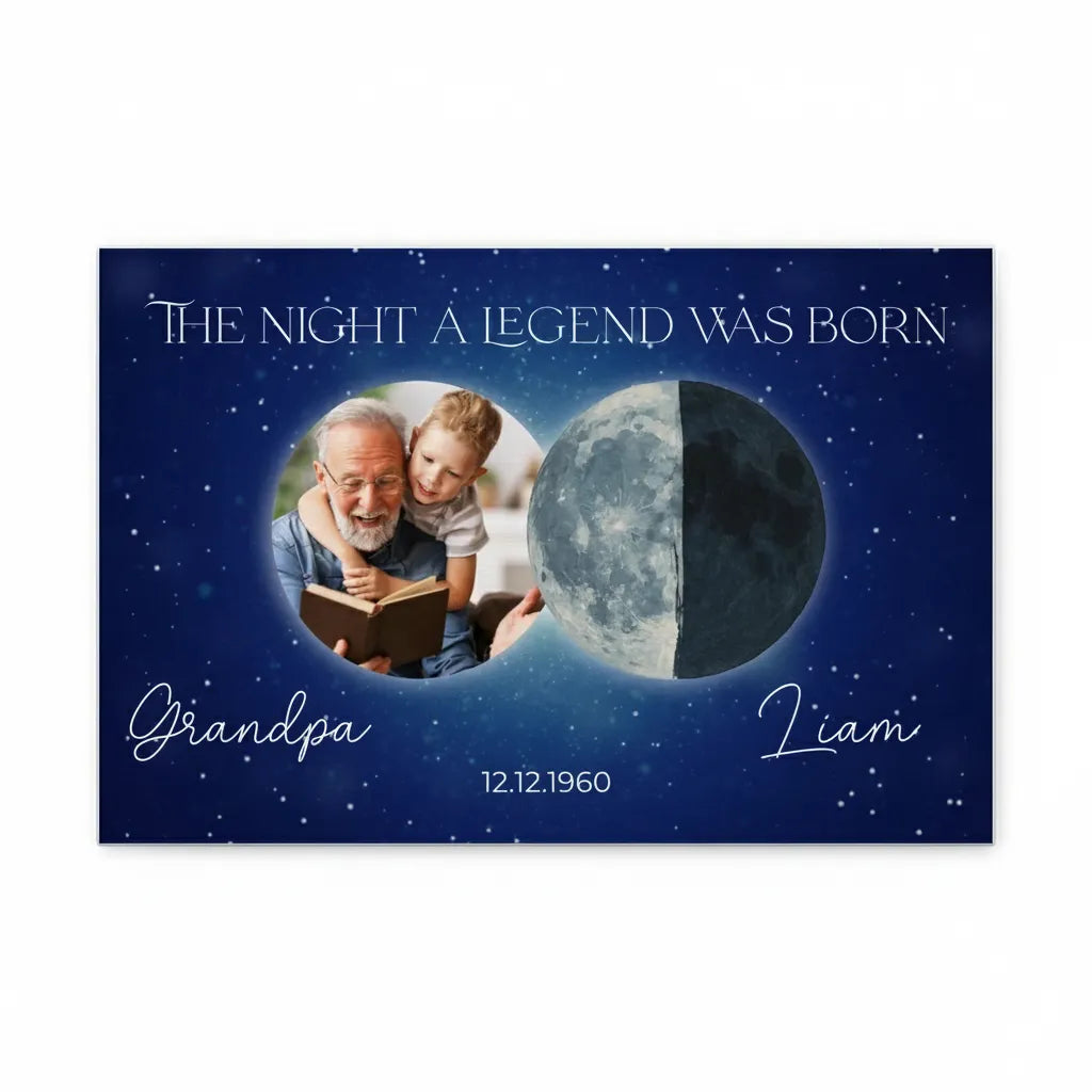The night a legend was born Canvas