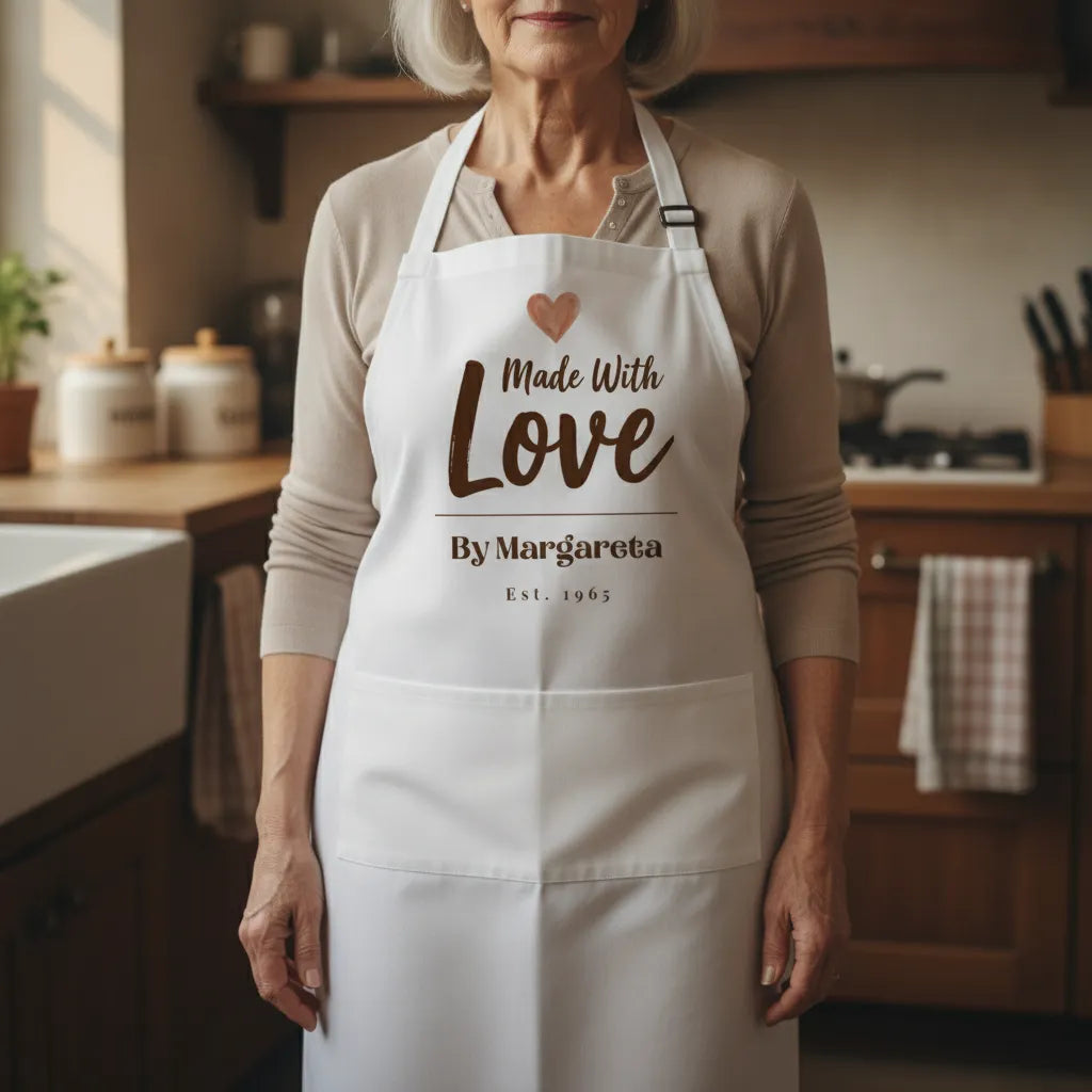 Adult Apron (AOP) Made with Love