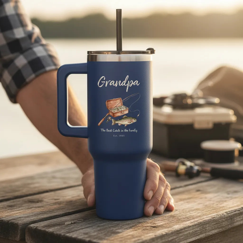 Pinnacle 40oz Tumbler The Best Catch in the Family