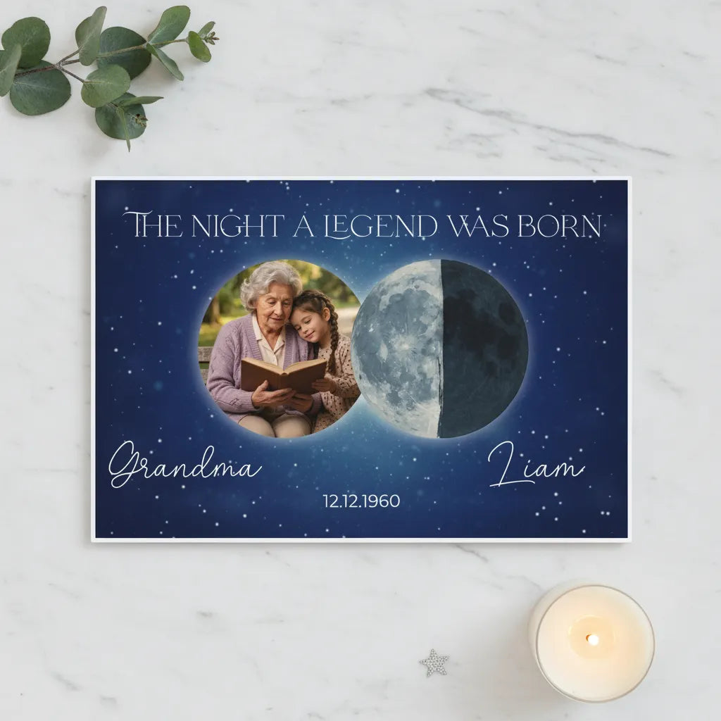 The Night a Legend Was Born - Grandma Canvas