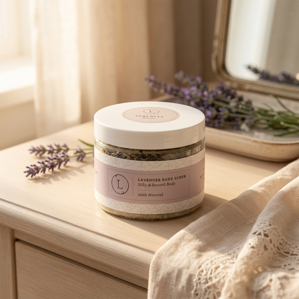 Natural Lavender Spa Gift Box for Her
