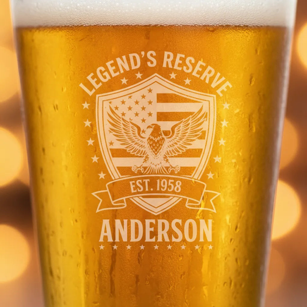 Legend's Reserve Personalized Pint Glass