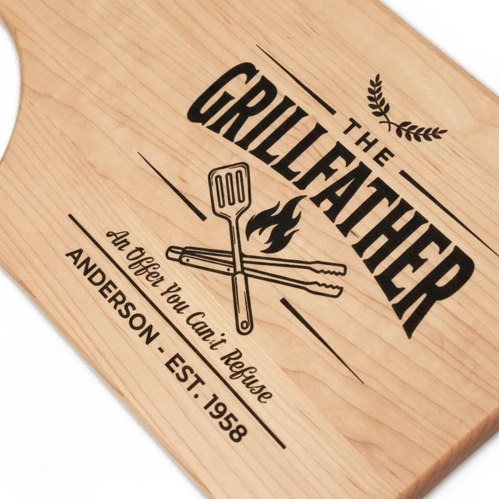The Grillfather Personalized Cutting Board