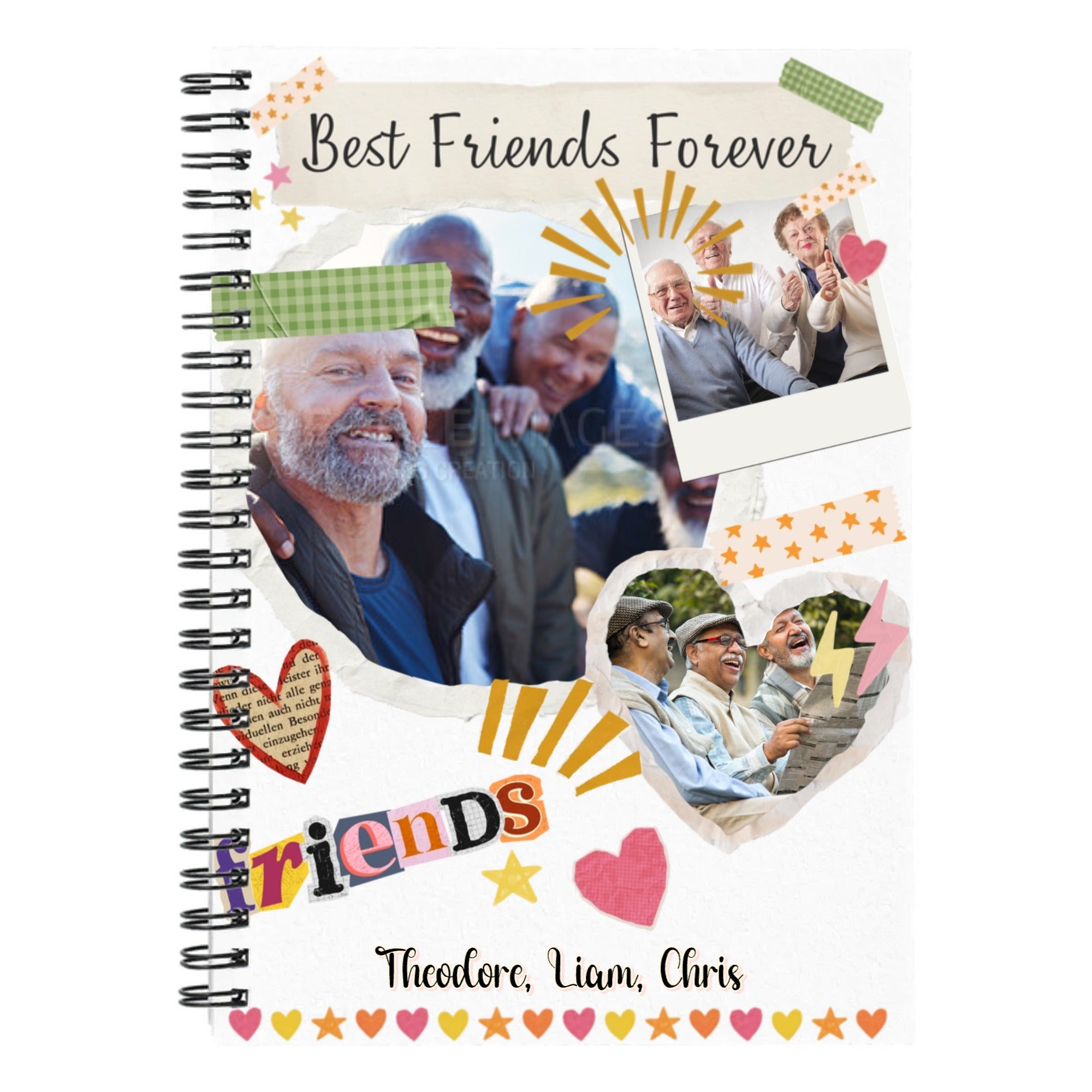 Spiral Notebook Friends