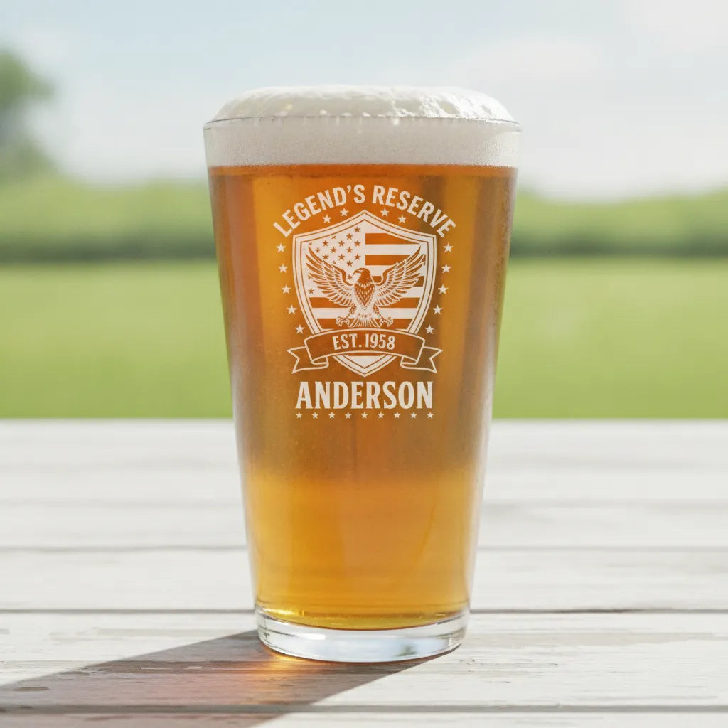 Legend's Reserve Personalized Pint Glass