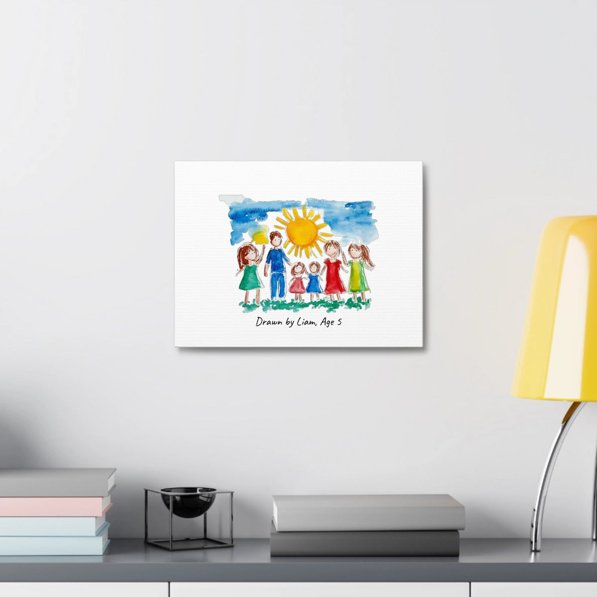 Stretched Canvas Custom Drawing