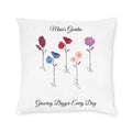 Square Pillow Gradma's Garden