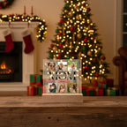 Acrylic Square Plaque (Mom, I/We Love You)