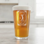 The Golfer Personalized Pint Glass
