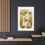 Personalized Watercolor Family Framed Canvas
