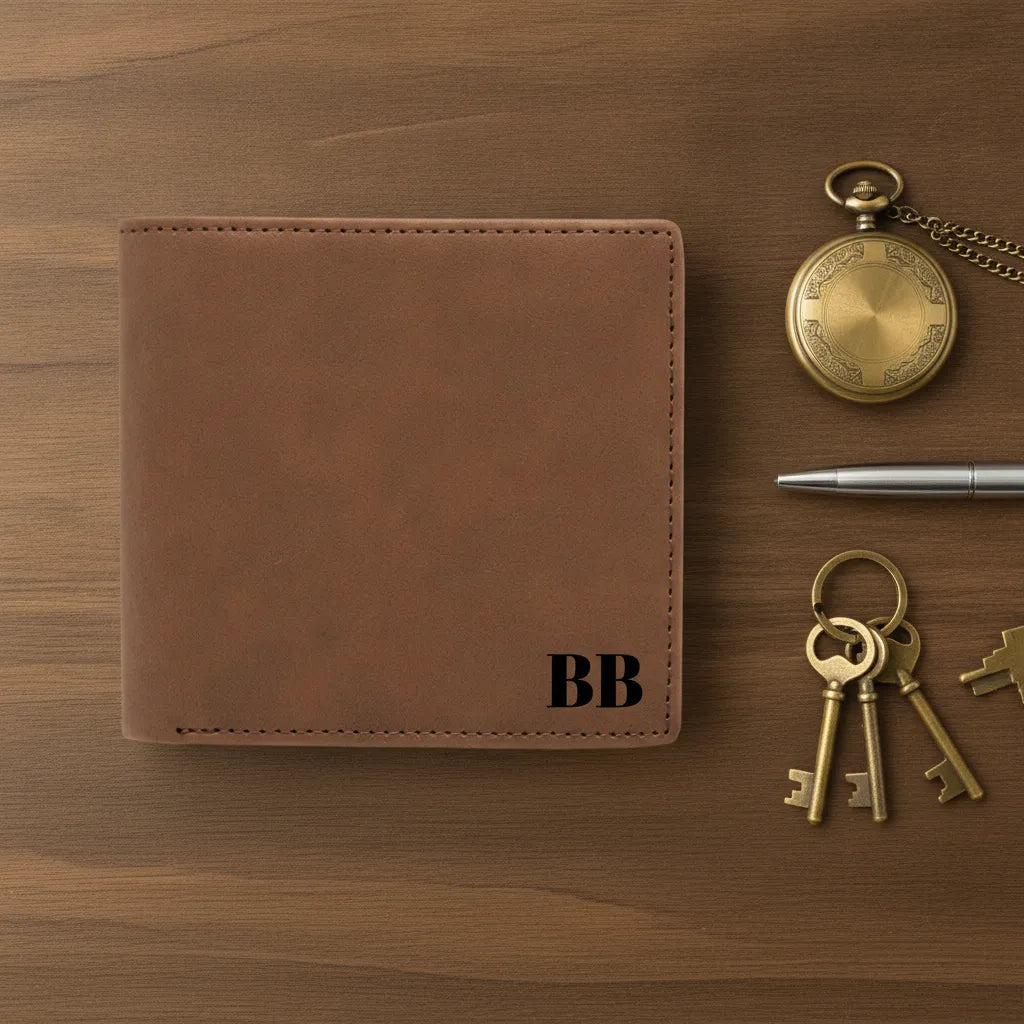 Name Initials Bifold Wallet