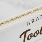 Fabric Zippered Pouch Large Grandpa's Tool Kit