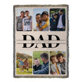 Heirloom Photo Collage Woven Blanket (Portrait)