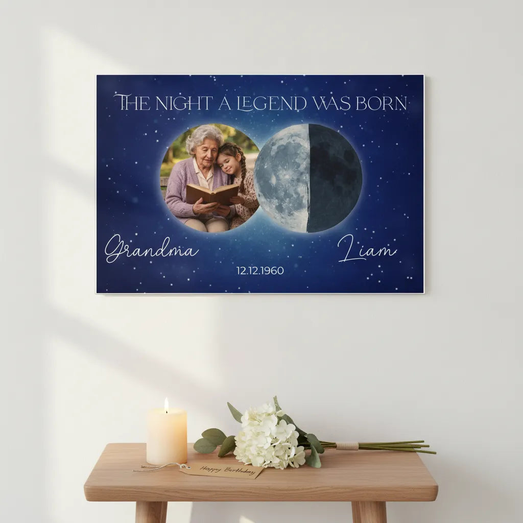 The Night a Legend Was Born - Grandma Canvas