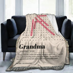Heirloom Photo Woven Blanket (Grandma)