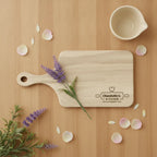 Personalized Roller & Heart Cutting Board