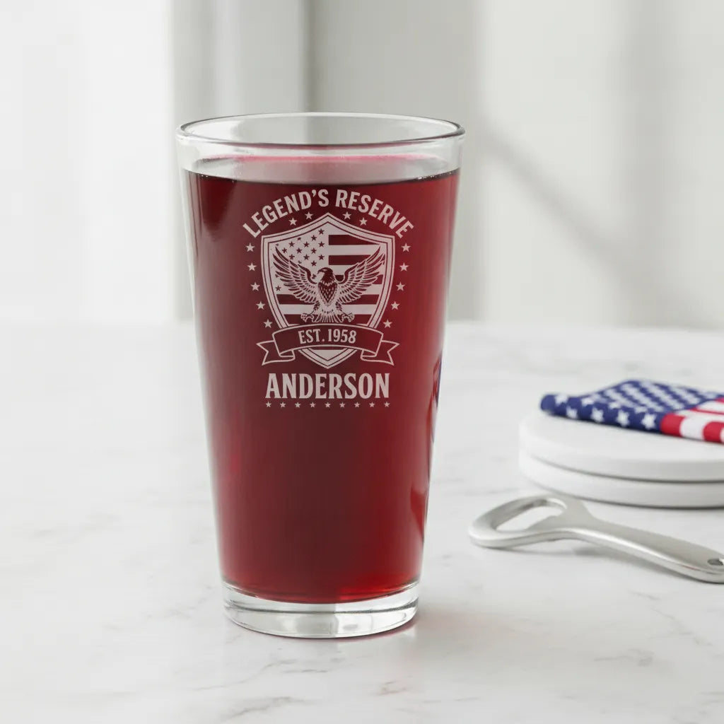 Legend's Reserve Personalized Pint Glass
