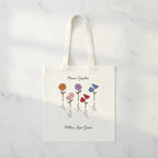 Flowers Design - Where Love Grows Tote Bag