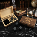 Aged to Perfection 40th Birthday Whiskey Stones Set