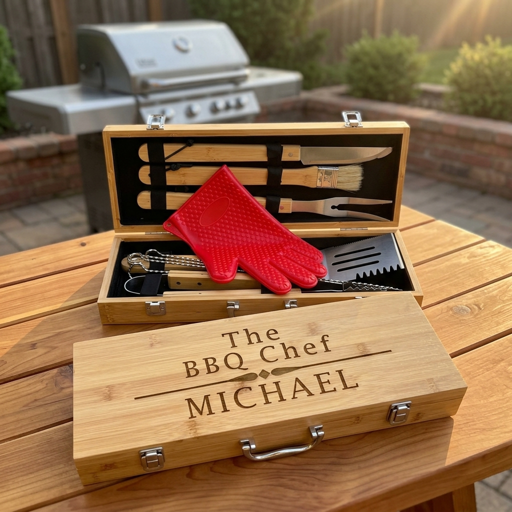 Personalized BBQ Grill Tool Set