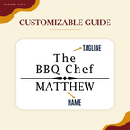 Personalized BBQ Grill Tool Set