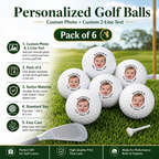 Best Dad By Par Photo Golf Balls